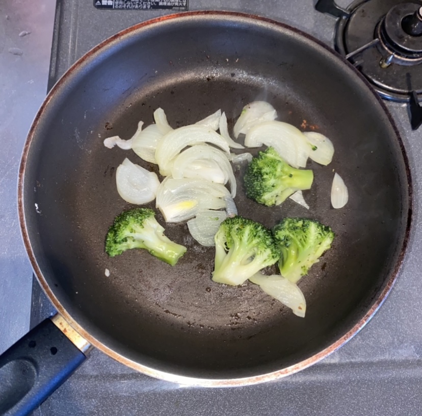 調理手順４（野菜を焼く）